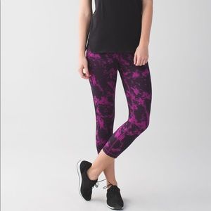 Lululemon Breezy Regal Plum Wunder Under Crop
